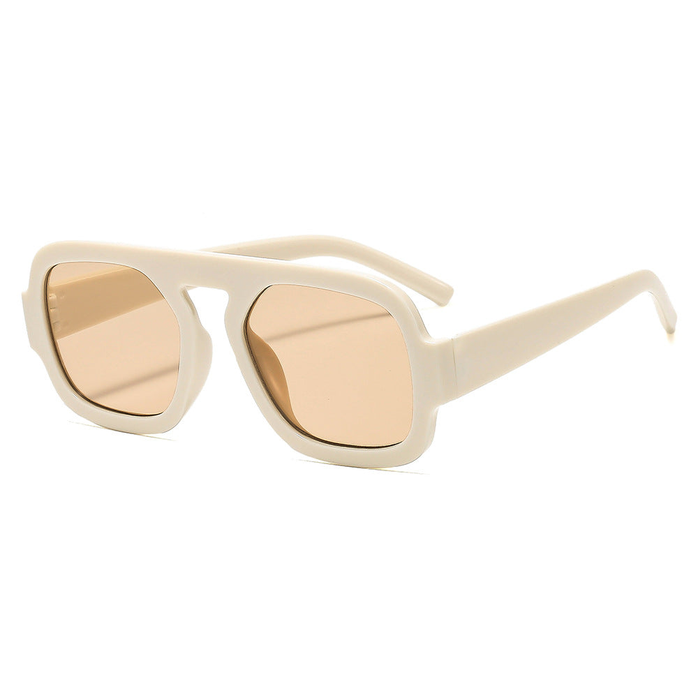 Herren Bold Retro-inspirierte quadratische Sonnenbrille Brehn