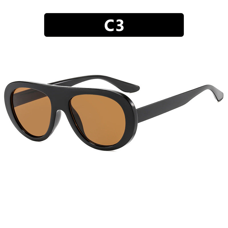 Damen modische oversized Sonnenbrille mit schützendem UV-Filter Brehn