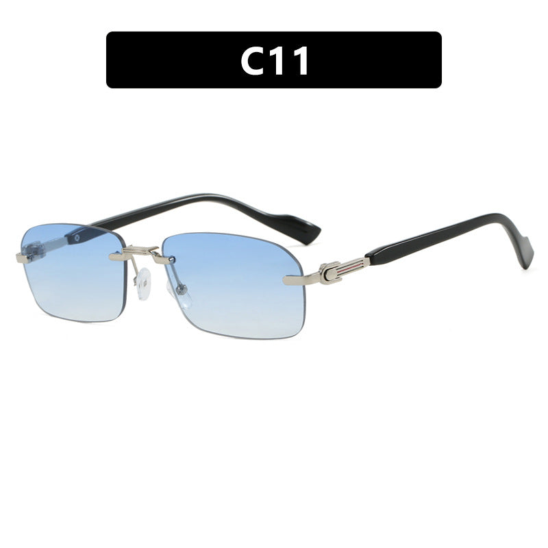 Damen Sonnenbrille mit elegantem Metallrahmen und stilvollen Holzdetails Brehn
