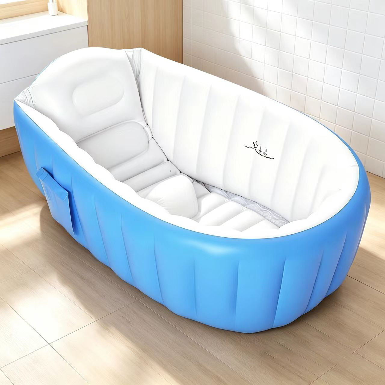 Damen Aufblasbare Wellness-Badewanne mit ergonomischem Design Brehn