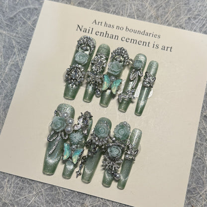 Premium 3D Dekorative Nagelkunst Tipps