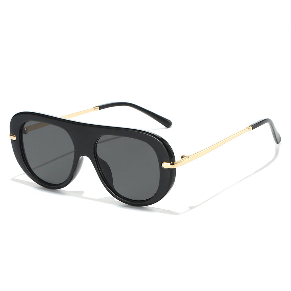 Futuristische Übergroße Shield Sonnenbrille Brehn