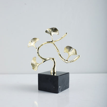 Ginkgo Blatt Dekorative Skulptur