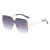 Damen oversized Sonnenbrille mit modischem Rahmen Brehn