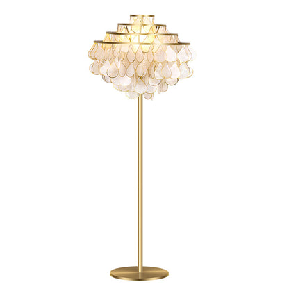 Dekorative Capiz-Muschel Tischlampe