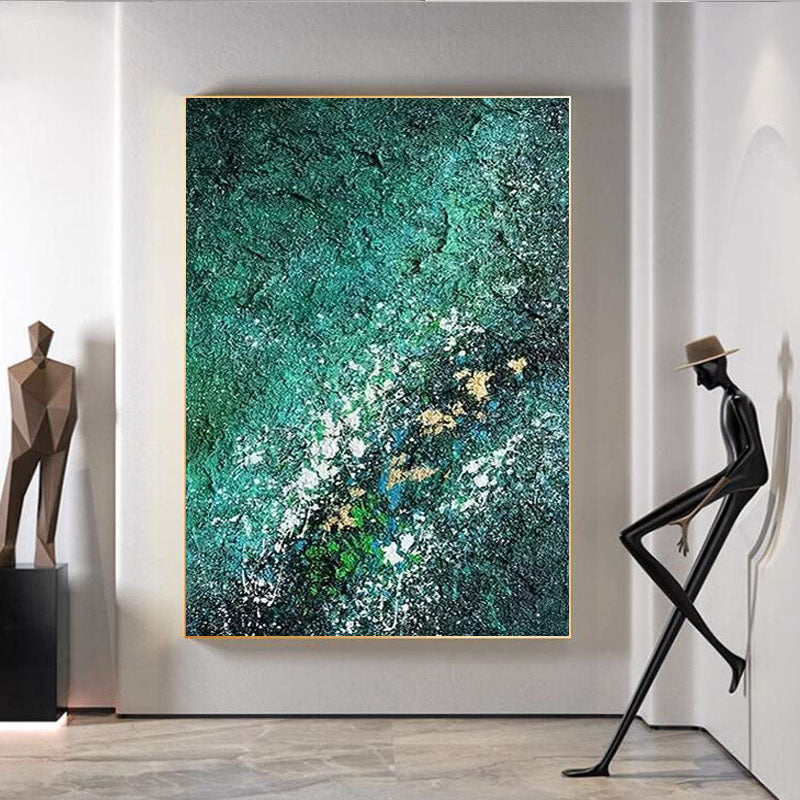 Texturiertes Abstraktes Kunstleinwanddruck