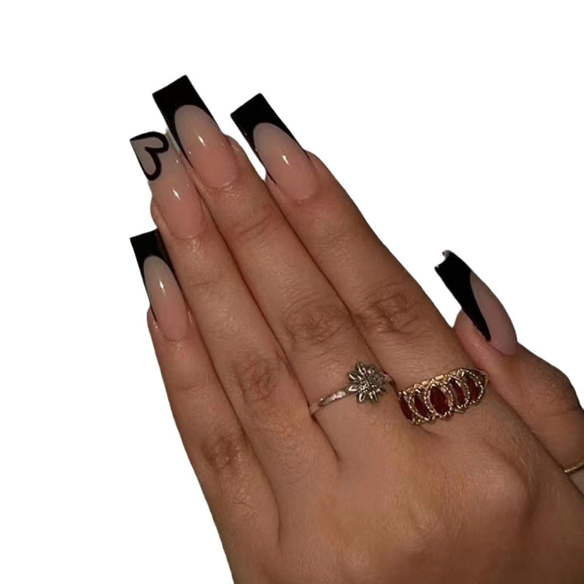 Künstlerische Stiletto-Nagelverlängerungen