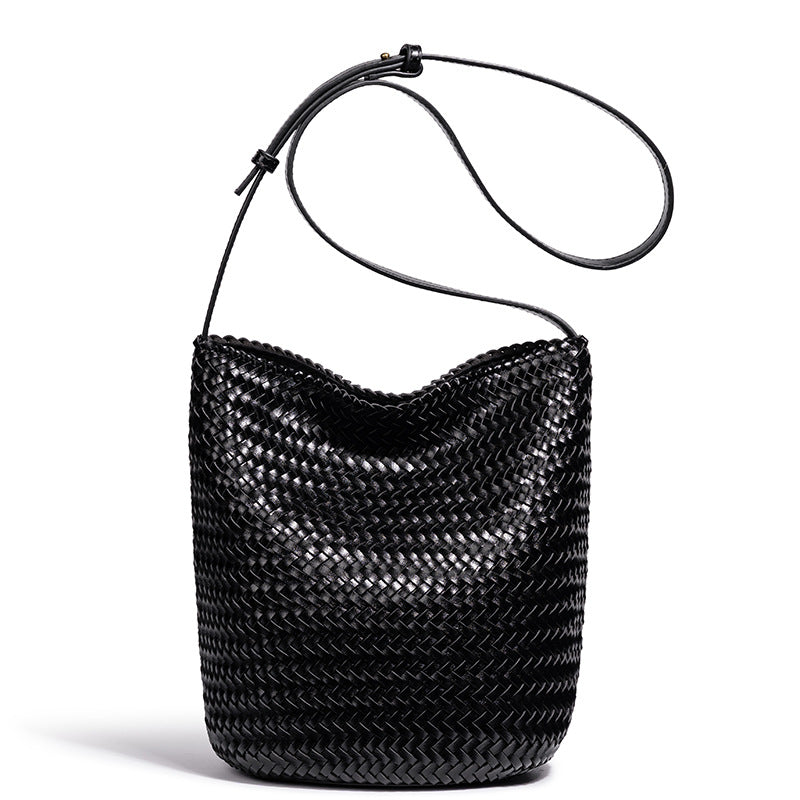 Handgefertigte Geflochtene Eimer Tasche Brehn