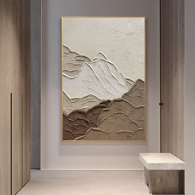 Texturiertes Landschaftsrelief Leinwandkunst