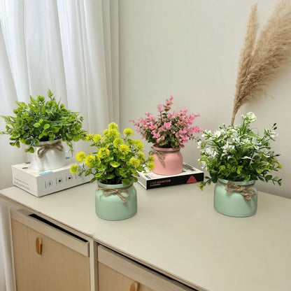 Künstlerisches Kunstblumenarrangement