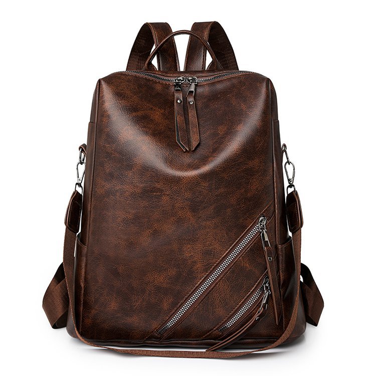 Modischer Multi-Reißverschluss-Rucksack Brehn