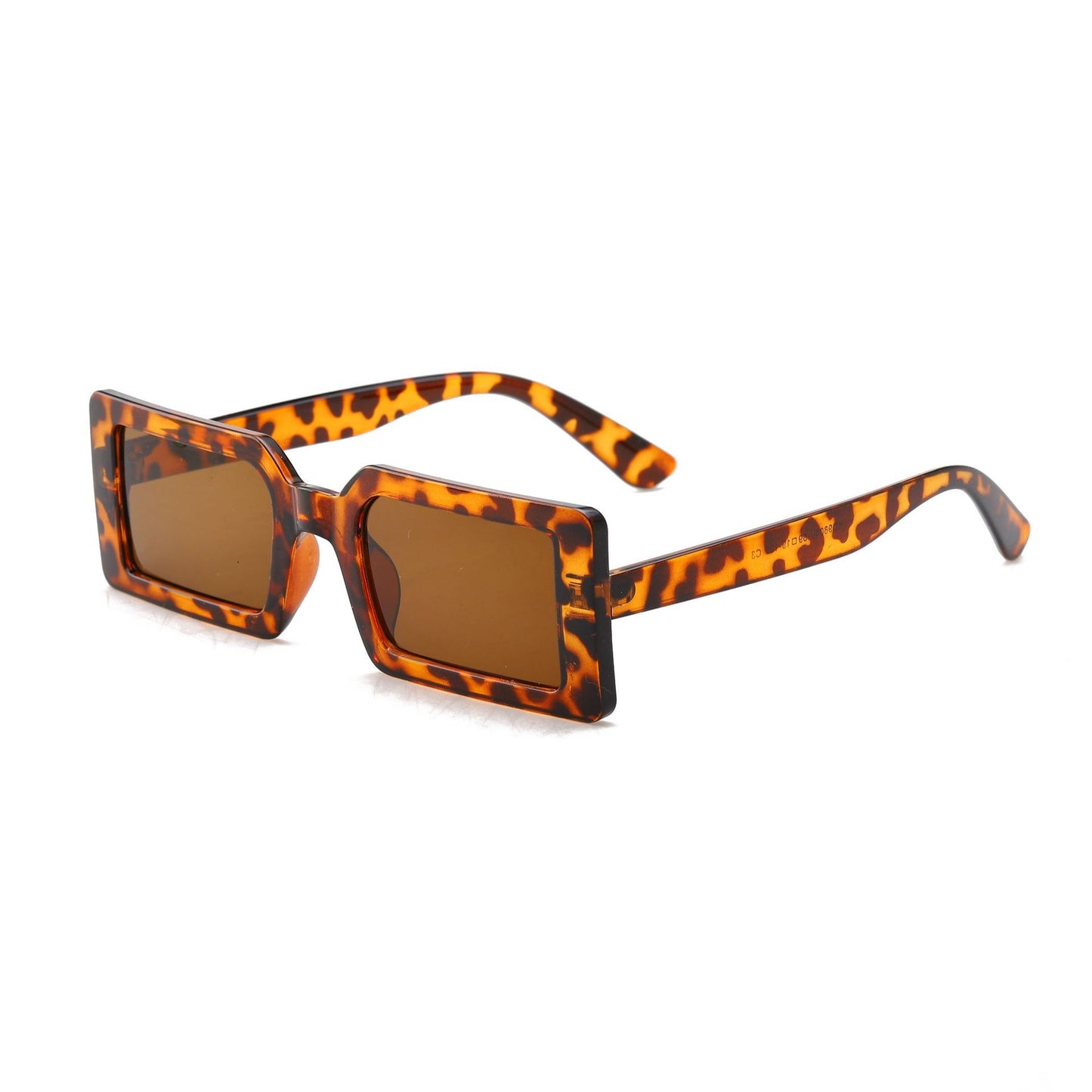 Damen quadratische Sonnenbrille mit modernem Transparentrahmen Brehn