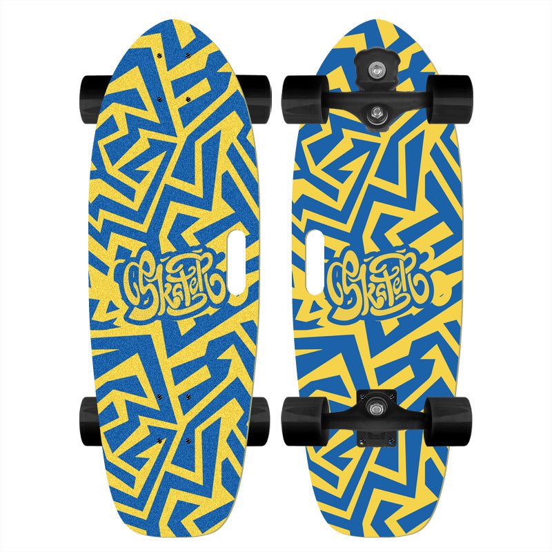 Skateboard mit individuellem Cartoon-Design Brehn