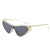 Damen futuristische Sonnenbrille im schlanken Design Brehn
