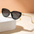 Glamouröse Retro Katzenaugen-Sonnenbrille Brehn