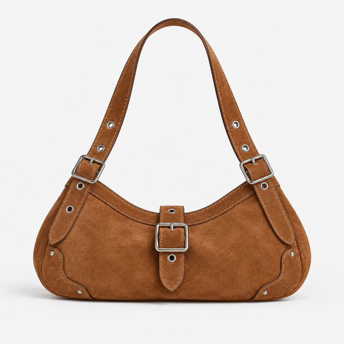 Wildleder Schultertasche