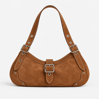 Wildleder Schultertasche