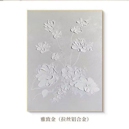 Texturiertes Blumendekor für die Wand