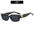 Schicke eckige Rahmen Sonnenbrille