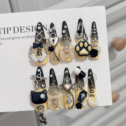 Dekoratives thematisches Nageldesign-Set