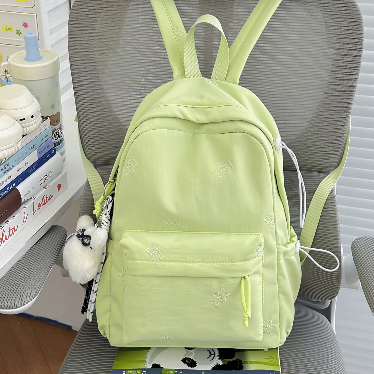 Stylische bestickte Freizeit-Rucksack Brehn 1791205607