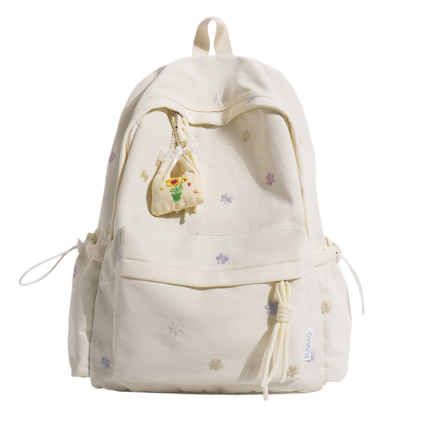 Bestickter Blumenmuster-Rucksack Brehn
