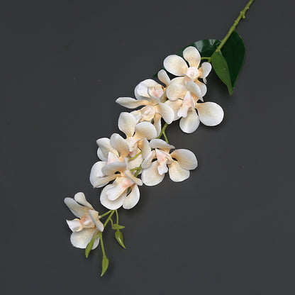 Elegante Faux-Orchideenstängel für die Heimdekoration