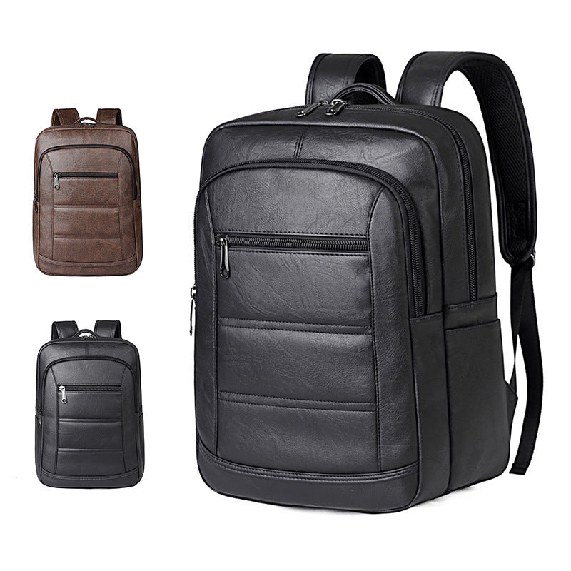 Eleganter Rucksack Aus Robustem Kunstleder mit Intelligentem Fächersystem Brehn
