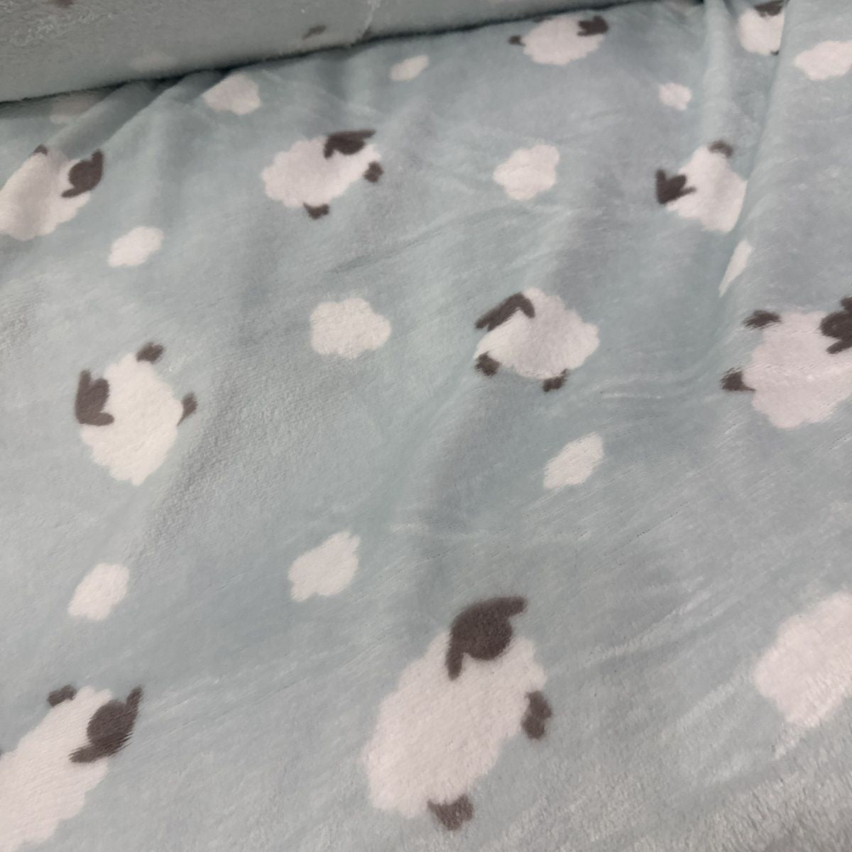 Weiches Fleece Schafdruckdecke