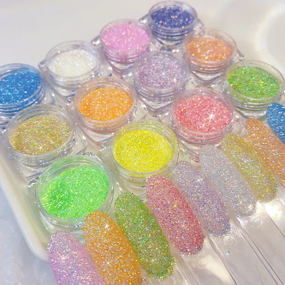 Glitzerndes Kosmetik-Glitzer-Set