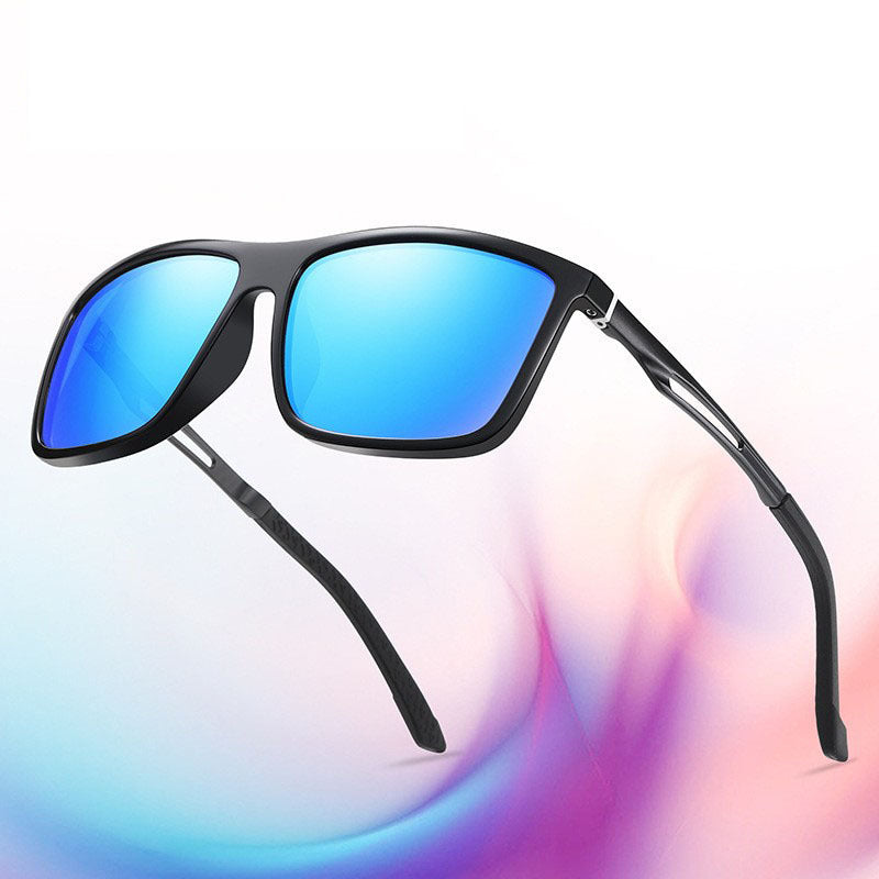 Herren Sportliche Sonnenbrille mit rutschfesten Bügeln und UV-Schutz Brehn