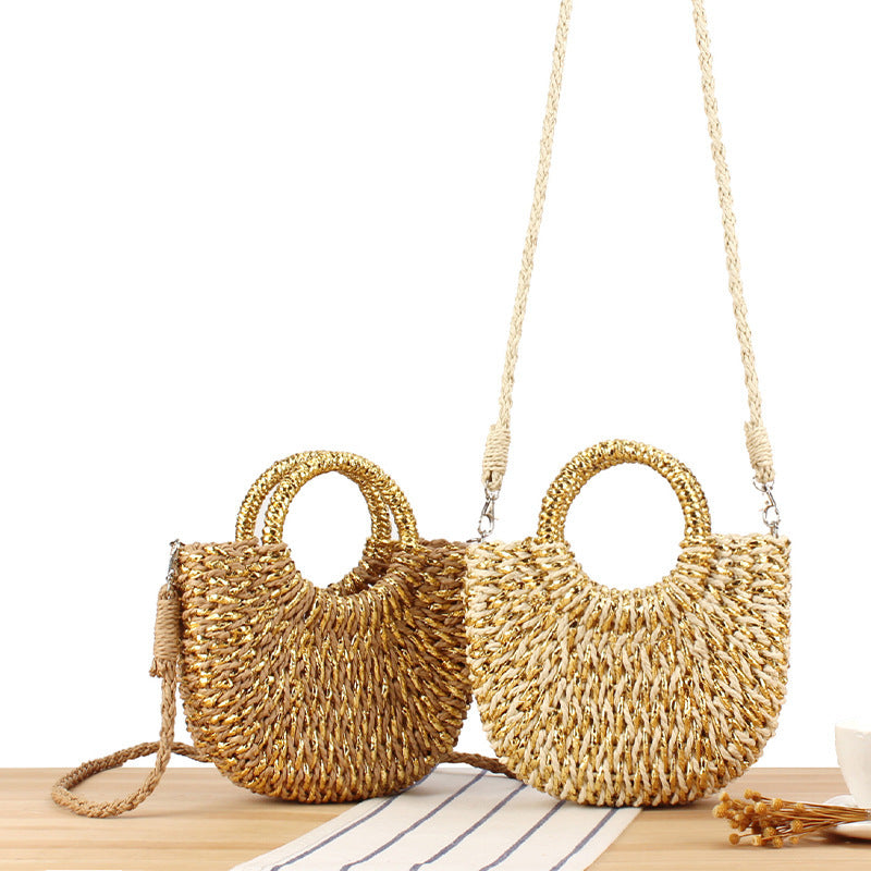 Handtasche mit Raffiniertem Geflecht Brehn