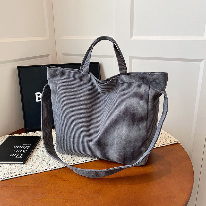 WoSoft Corduroy Tote Bag Brehn