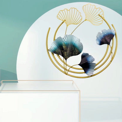 Elegante Botanische Metall Wandkunst Brehn