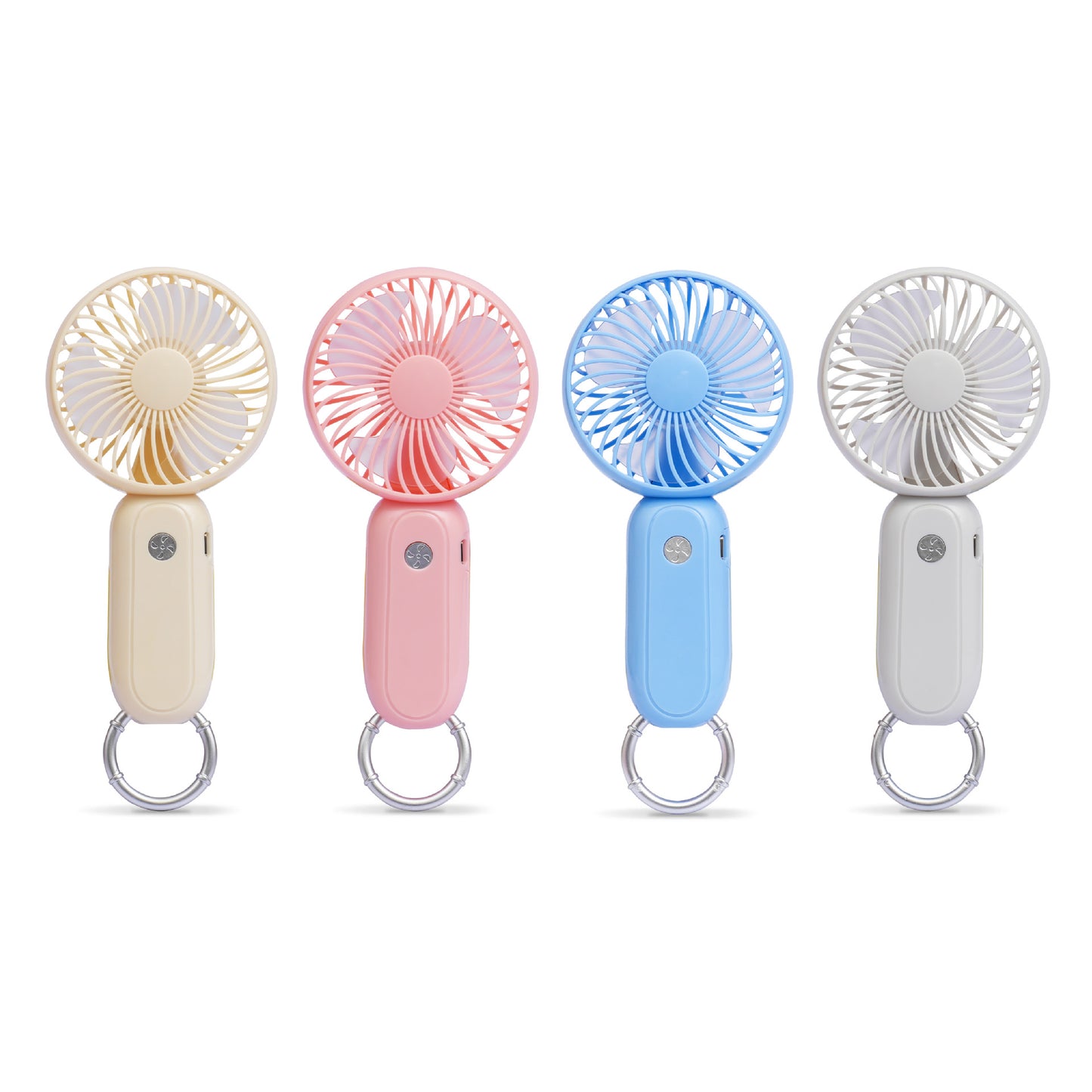 Unisex Tragbarer Mini-Handventilator mit Schlüsselring und USB-Ladefunktion Brehn