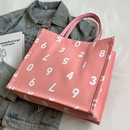 Lässige Canvas-Shopper-Tasche
