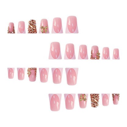 3D Dekorative Press-On Nagelset Brehn
