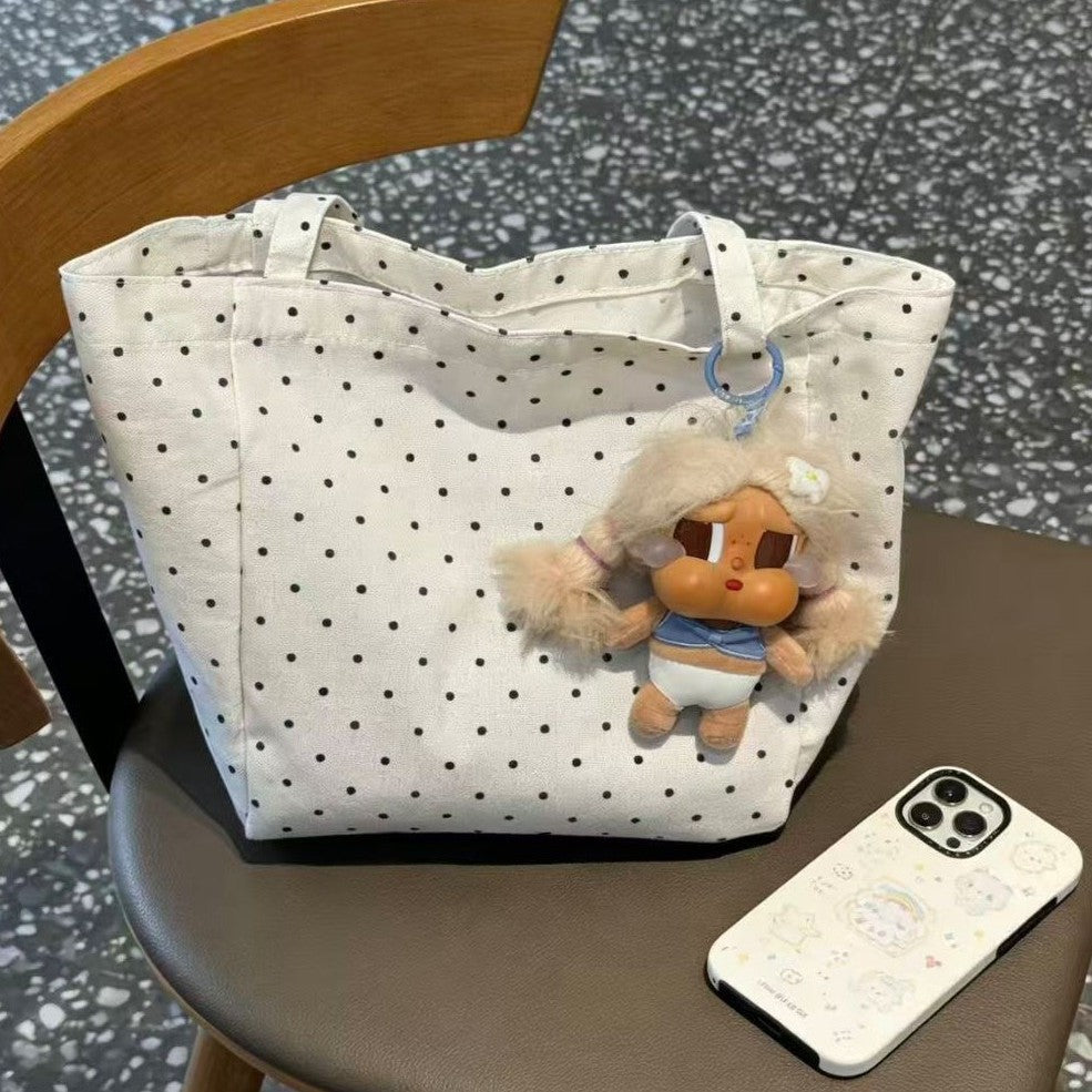Trendige Baumwolltasche mit Punkten Brehn