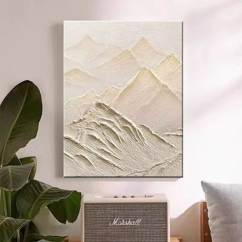 Texturiertes Landschaftsrelief Leinwandkunst