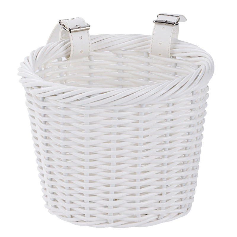Unisex Aufbewahrungskorb mit eleganten Ledergriffen Brehn