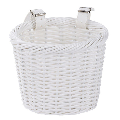 Unisex Aufbewahrungskorb mit eleganten Ledergriffen Brehn