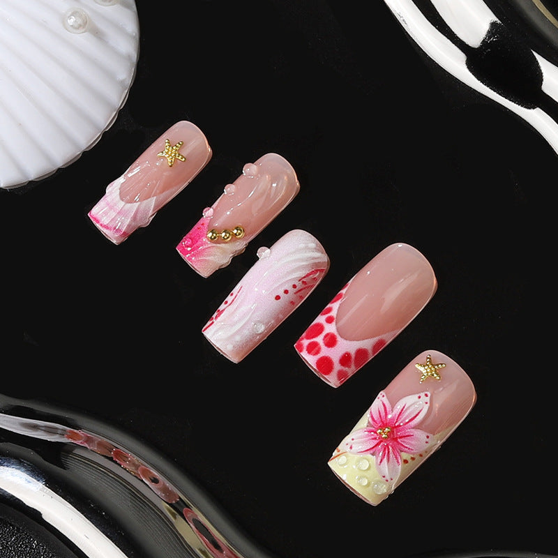 Blumen Design Press-On Nagel Tipps Brehn