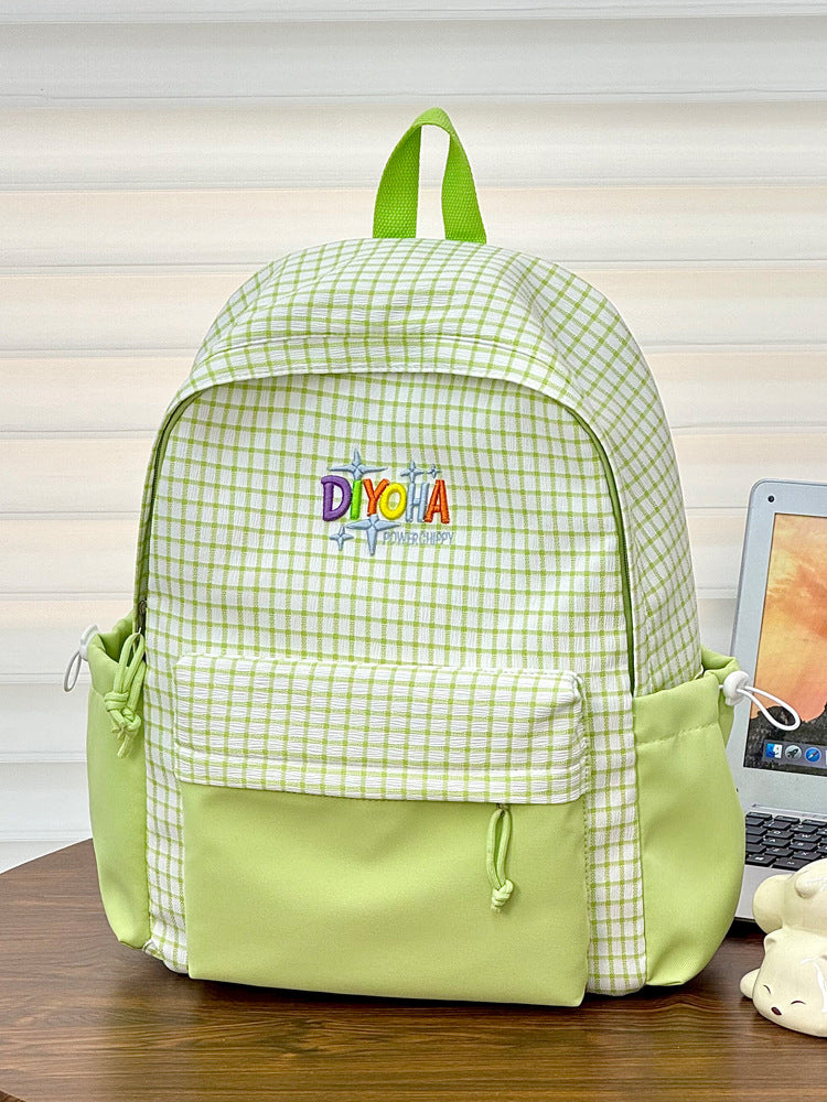 Strukturierter Schulrucksack Brehn