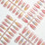 Bunt gemustertes Press-On Nagelkunst Set Brehn