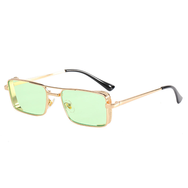 Damen modische rechteckige Sonnenbrille mit luxuriösem Rahmen Brehn