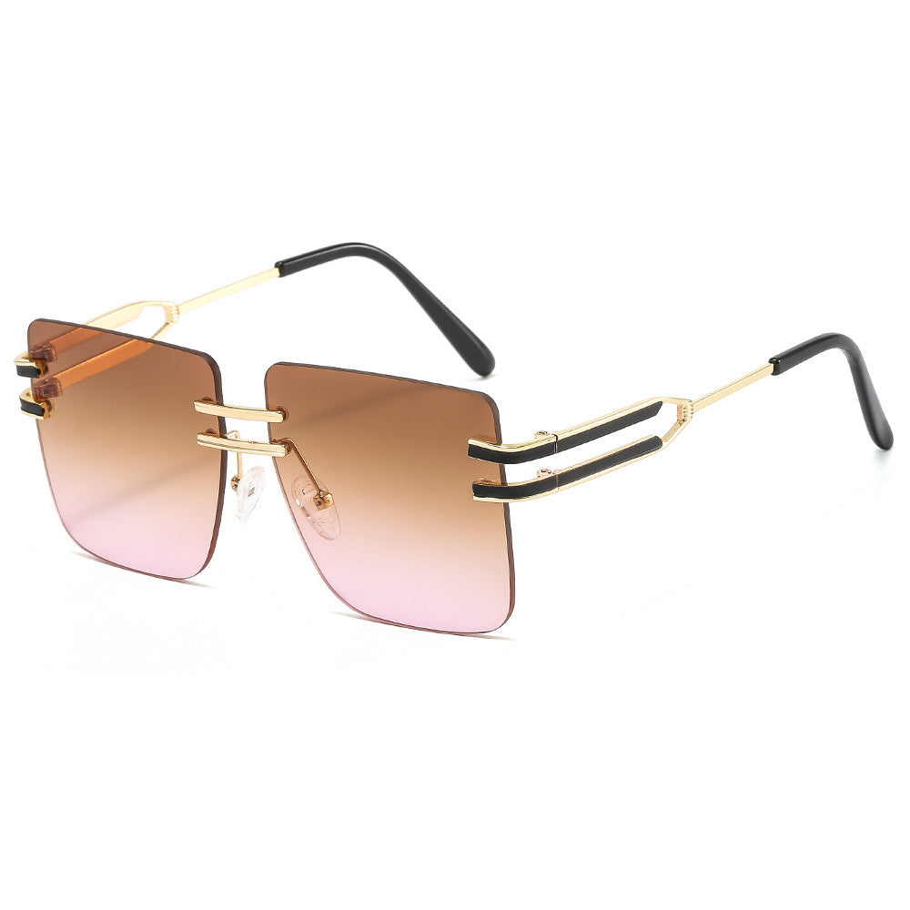 Damen modische Sonnenbrille mit extravagantem Rahmen und filigranen Akzenten Brehn