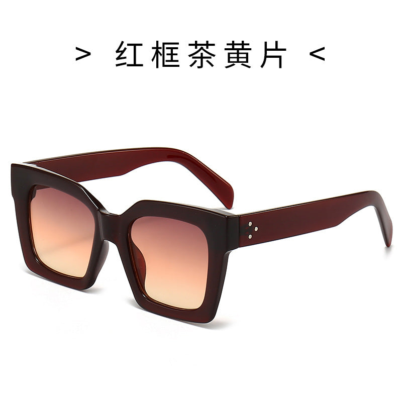 Damen Modische Sonnenbrille im markanten Schildkrötendesign Brehn