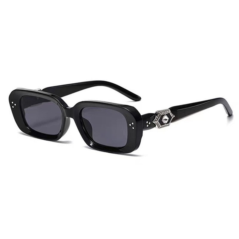 Klassische breite quadratische Sonnenbrille