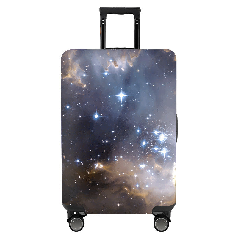 Unisex nan elastische Motiv-Kofferhülle aus dehnbarem Polyester mit Griff- und Rollenöffnungen Brehn