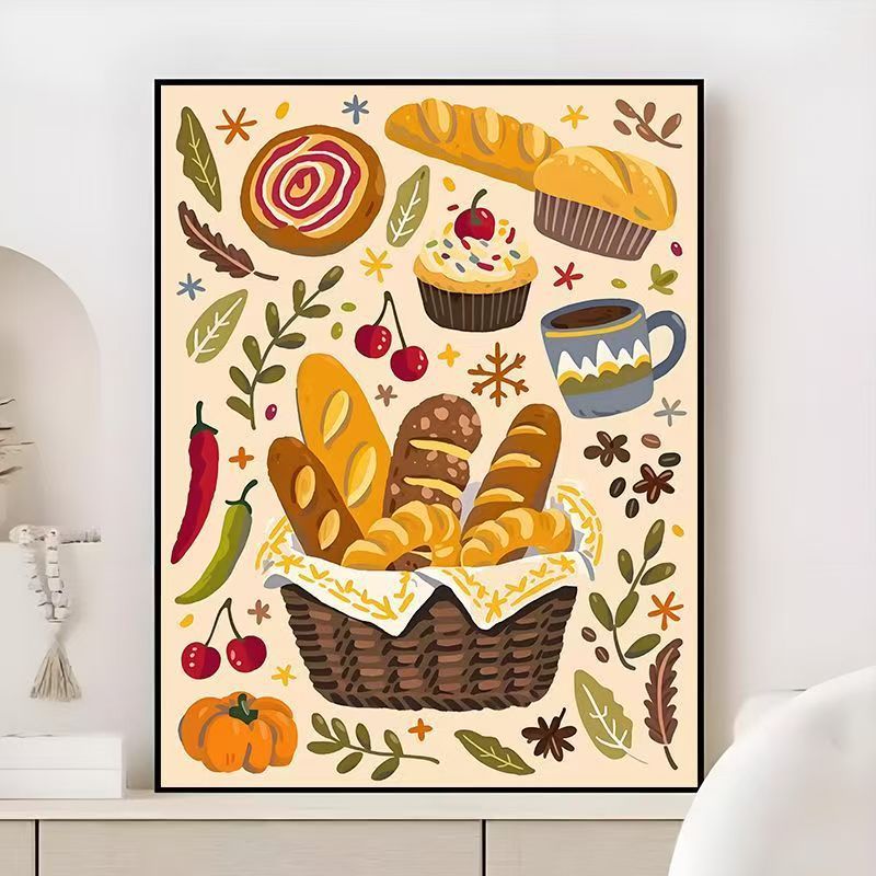 Gourmet kulinarisches Wandkunst Brehn